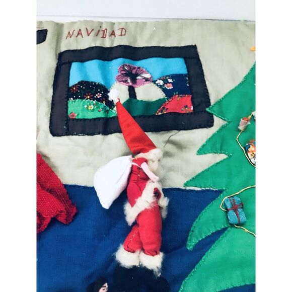 Peru Christmas‎ Navidad Fabric 3D Wall Hanging Culturas Del Sol - Picture 6 of 10